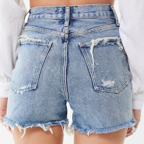 AGOLDE Dee Super High Rise Short in Ricochet - Picture 4 of 13